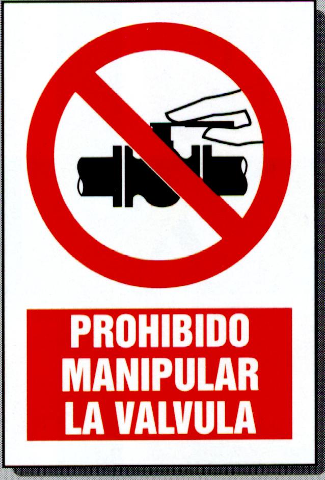 1 Proh manipular valvula  IMAGENES FOTOS DIBUJOS